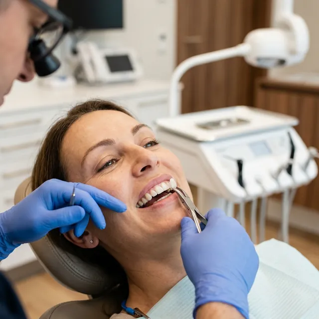 Cosmetic dentistry illustration