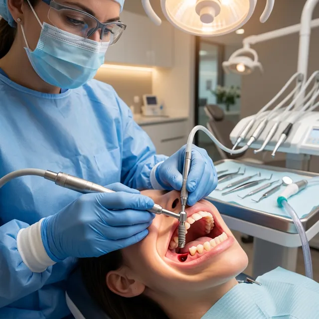 Dental implants illustration